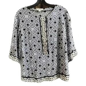 New Directions Flutter Sleeve Blouse